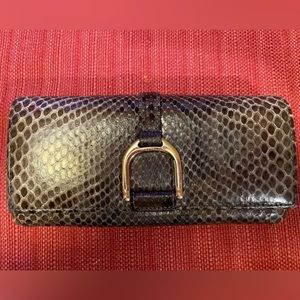 Gucci Greenwich Python Leather Wallet